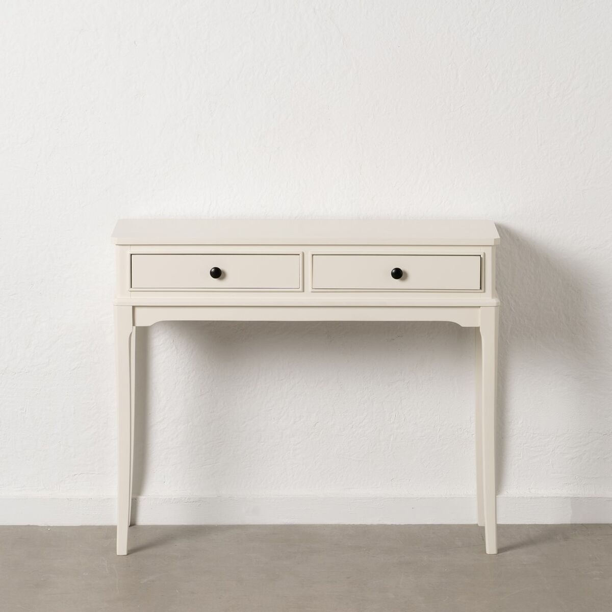 Konsool Valge Mänd Puit MDF 90 x 33 x 75 cm